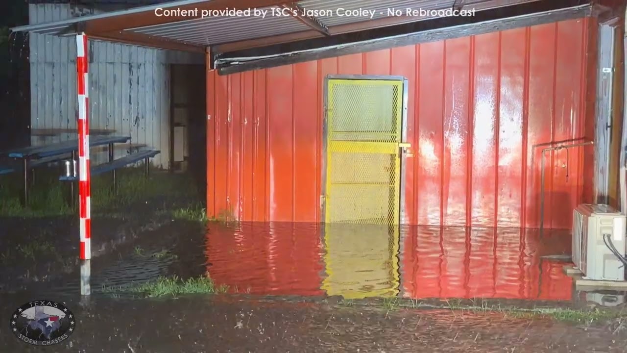 Relentless Storm Causes Flooding in Cherokee, Texas - April 12, 2026