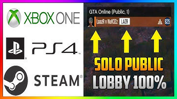 How to Join EMPTY Public Lobby on GTA 5 Online | WORKING SOLO PUBLIC LOBBY GLITCH (Xbox One/PS4/PC)