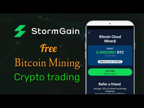 How to create stormGain Mining account.