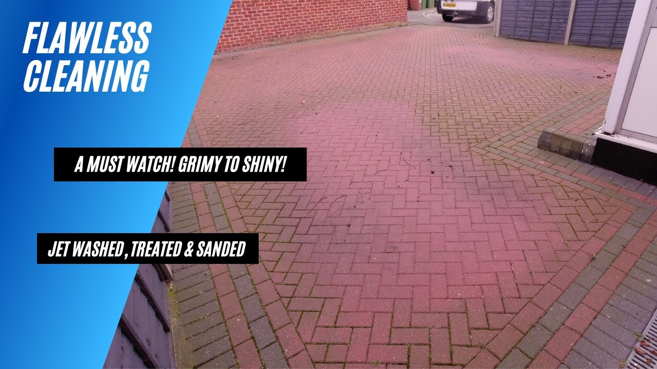 Block Paving TRANSFORMATION! Pressure Washing & Re Sanding YouTube