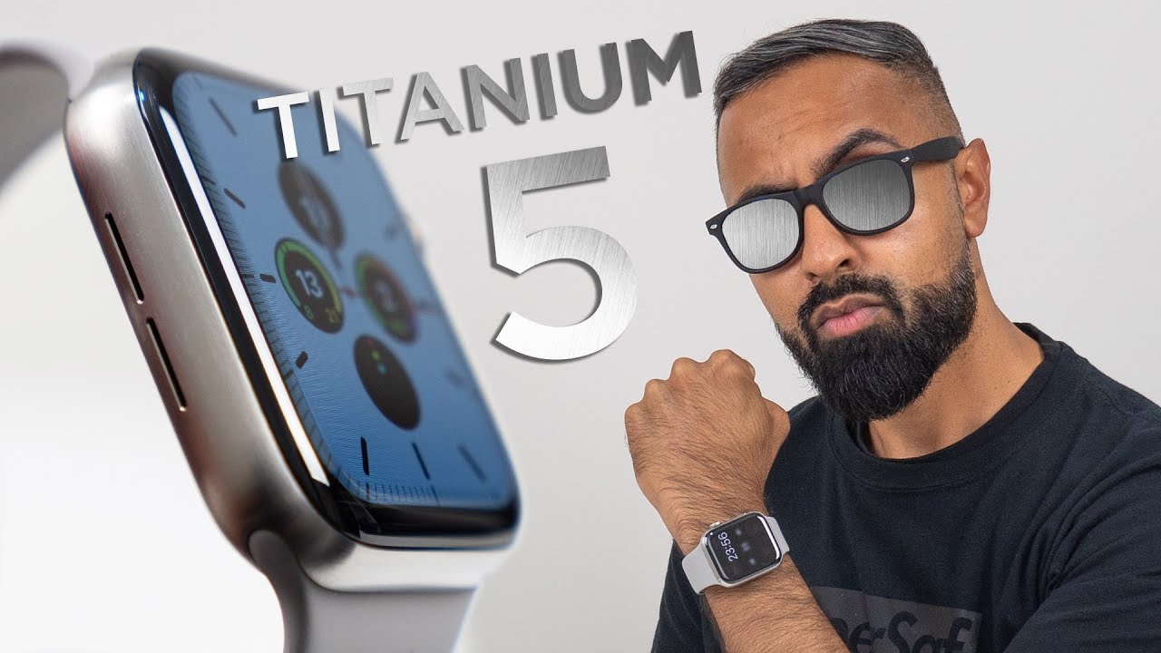 Apple Watch series5 チタニウム 40mm-
