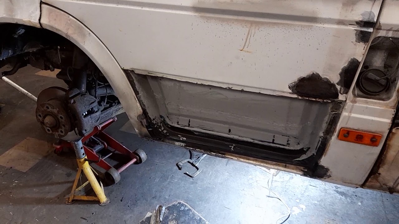 Sprinter T1N foot well repair, we have hit a benchmark...