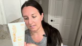Watch Before Buying - Thinkbaby SPF 50+ Baby Sunscreen-- Safe, Natural Mineral Sunscreen for baby