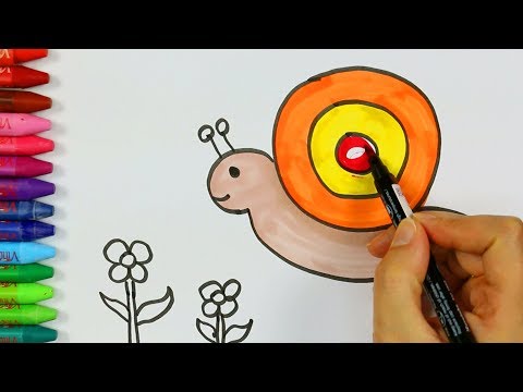 Wideo: Jak Narysować ślimaka