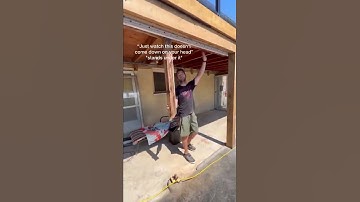 Composite decking or outdoor tile?? And thoughts on the wall? #shorts