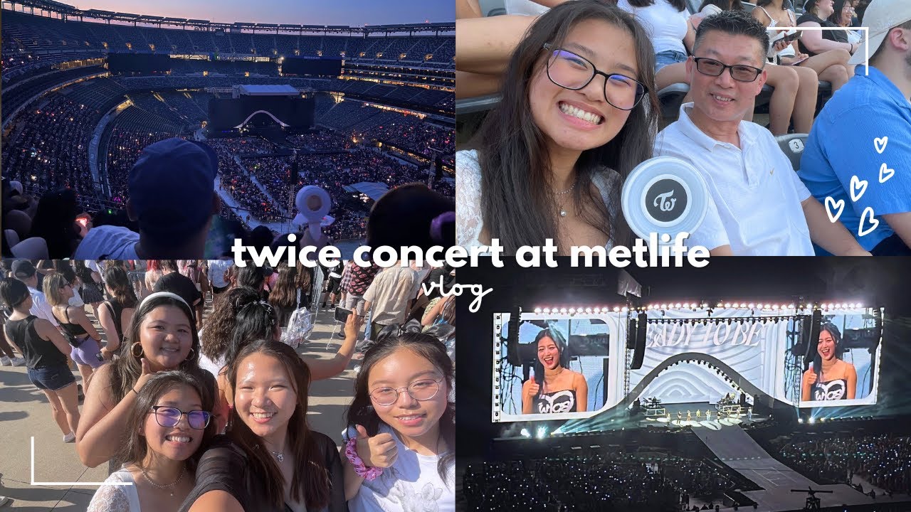 twice 5th world tour at metlife stadium in nj! 🍭🎧 | vlog 2023