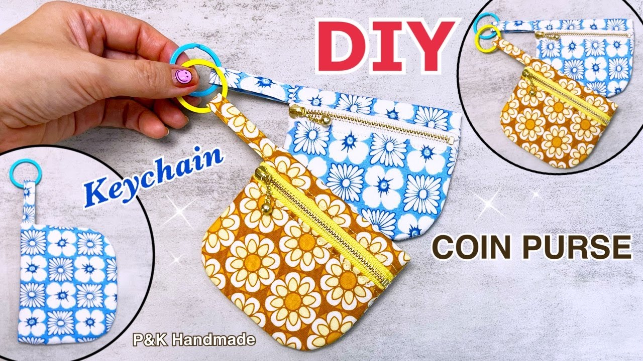 Sewing Ideas💖How to Make Coin Purse Sewing Tutorial P&K Handmade