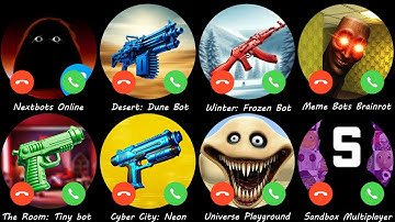 Sandbox Multiplayer,Nextbots Online,The Room: Tiny bot,Cyber City: Neon,Winter: Frozen Bot ...