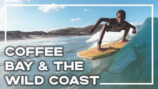 Surfing at Coffee Bay