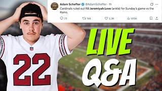 He's Not Playing | LIVE Answering Week 6 Fantasy Football Questions