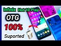 Infinix hot 10 play hot 11 play otg usb support setting how to connect veer pyara