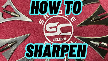 How to Sharpen a Simmons Broad Head
