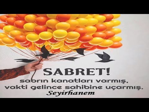 Sabret! Sabrın kanatları
