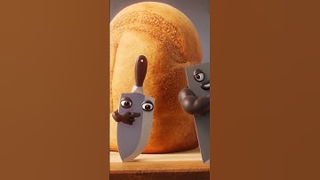 The Brave Little Knife 🗡️🍞 | Funny Talking Kitchen Utensils Animation