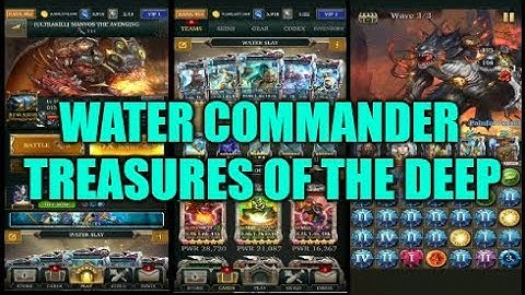 Legendary Game Of Heroes :- Water Commander Treasures Of The Deep Event (Deck Testing/Strategy)