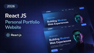 Build a Full Personal Portfolio Website in React Js | Fast Code