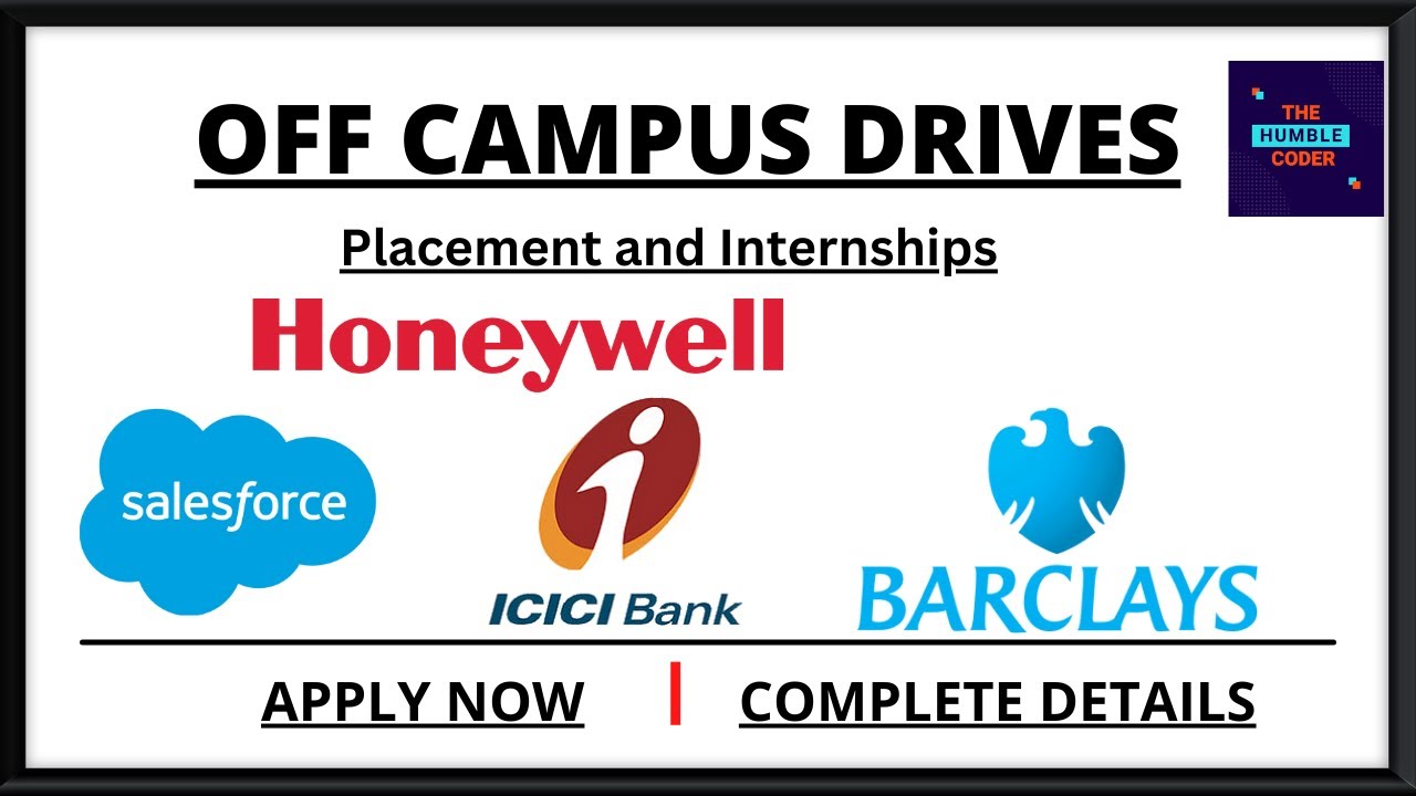 OFF Campus SDE Internships & Placements |2022 | 2023 |2024 |2021 | 2020 -  YouTube