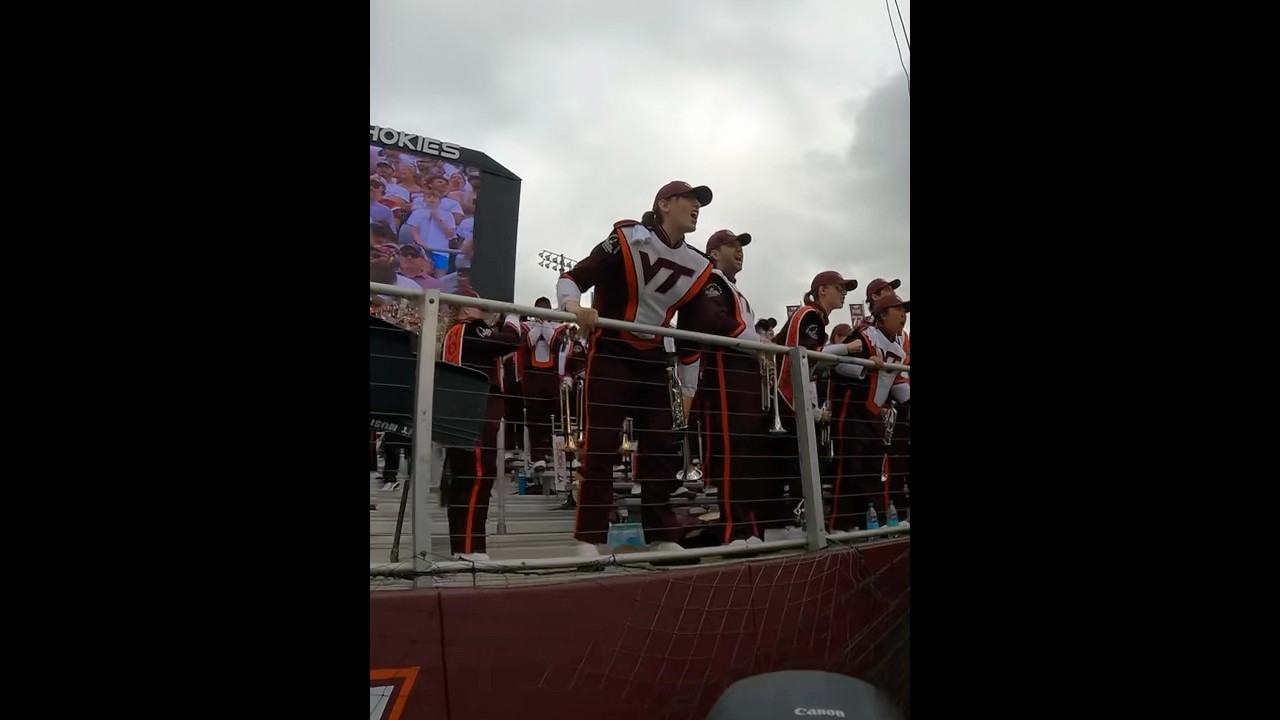 Lane Stadium ROARS with Enter Sandman