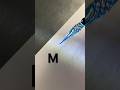 How to sign the letter M? #viral #signature #calligraphylattering #art #calligraphy