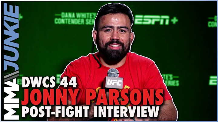 Jonny Parsons says 'I belong here' after UFC contr...