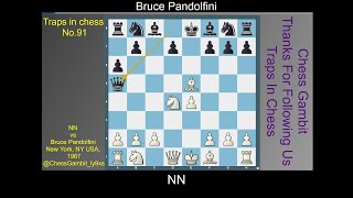 NN vs Bruce Pandolfini   #Traps in chess No 91