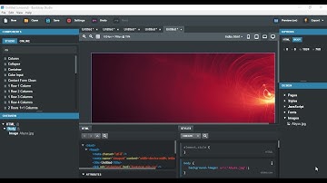 Quick tip putting background image on Bootstrap Studio