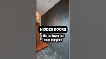 Hidden Doors with Sugatsune Hardware 🤫