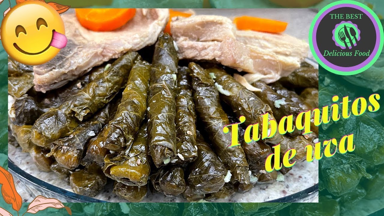 Tabaquitos de Uva (Comida Árabe) [DELICIOSO] 😋 - YouTube