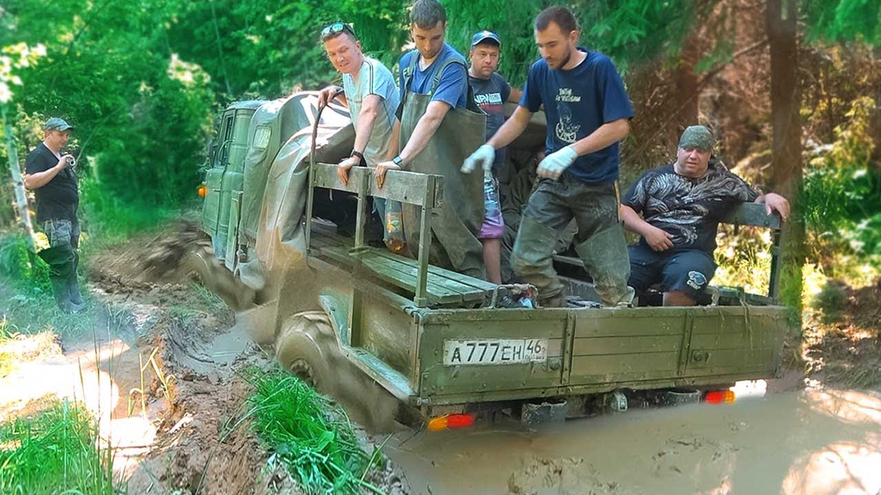 Где предел? Советский грузовик Газ 66 против Легенды СССР Газ 69 и ...