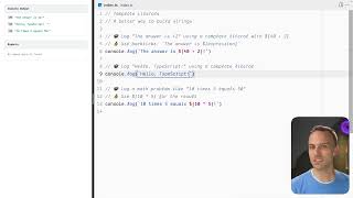 12 - Template Literals Solution