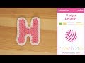 تعليم الكروشيه حرف H Learn How To Crochet Letter H 