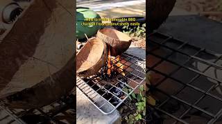 Easily Make Coconut Shell Charcoal