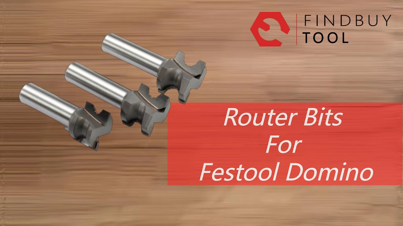 Router Bits for Festool Dominos, 3Pcs