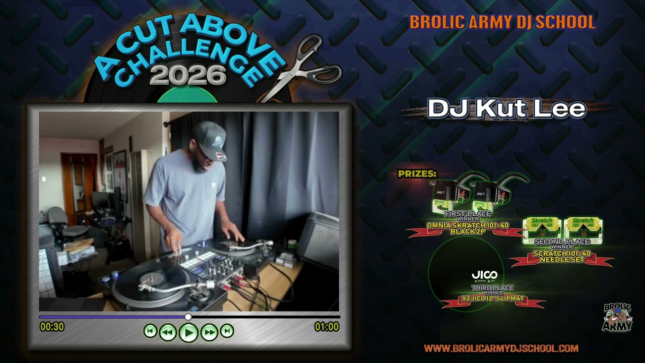 YouTubeでA Cut Above Challenge 2026 - DJ Kut Leeを視聴 YouTubeでA Cut Above Challenge 2026 - DJ Kut Leeを視聴