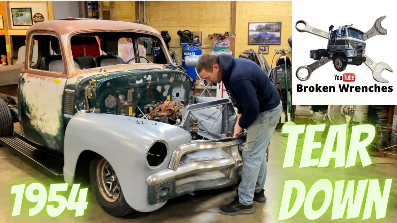 1954 Chevy 3100 build. Teardown and stuff. EP 2