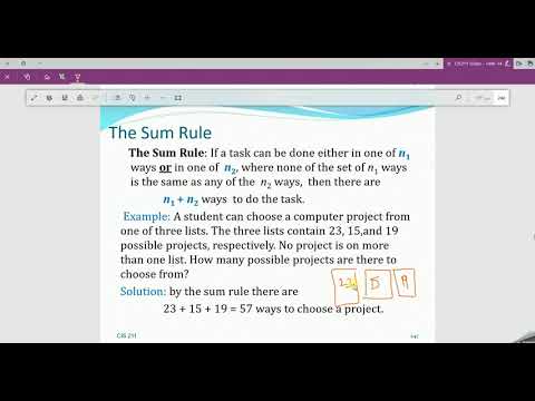 Sum Rule
