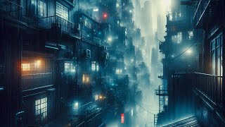 DOWNPOUR : FUTURISTIC DEEP CYBERPUNK AMBIENCE - CALM MUSIC WAVES - RELAXATION & STUDY