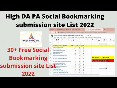 Social Bookmarking Backlinks