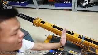 If RC 1350 crane truck not unlocking pins by mistake, how to find where the procedure is