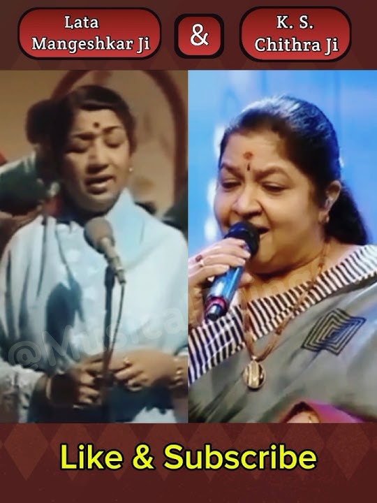 Lata Mangeshkar & K. S. Chithra Singing Lag Jaa Gale #latamangeshkar #kschithra