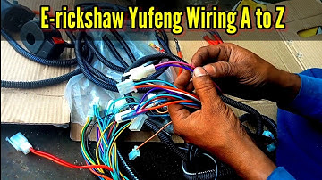 E-rickshaw Full Wiring Details (AtoZ). Front controller wiring.#erickshawrepairing