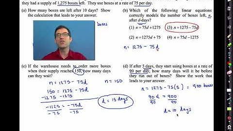 038 Common Core Algebra I Unit #4 Lesson #7 More Linear Modeling