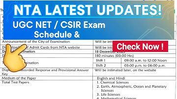 CSIR UGC NET 2025 Exam Date Schedule ,Test Series , Preparation । CSIR NET #csirnet #csir #testbook 