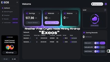 Exeos Network Airdrop Referral Code: REFRTHHXDG #cryptoairdrop #crypto #airdrop #exeos #web3