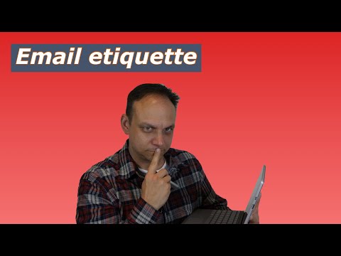 Email etiquette (Make email more effective)