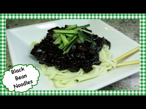 How To Make Korean Black Bean Noodles ~ Jjajangmyeon Recipe ~ Vegetarian Black Bean Noodles