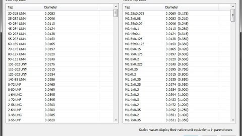 MASTERCAM TIP: DRILL & TAP TABLE IN MASTERCAM