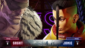 SEASON 3 Sagat vs Jamie (CPU8 vs CPU8) series 1