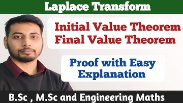 Initial Value Theorem of Laplace Transform | Final Value Theorem of Laplace Transform| Taubarian thm