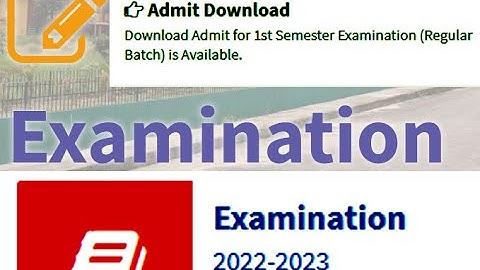 Bodoland University TDC 1st sem Examination admit card download || Regular batch 2022-2023